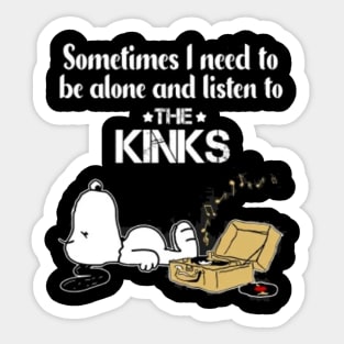 The Kinks // Aesthetic Vinyl Record Vintage // T-Shirt Sticker